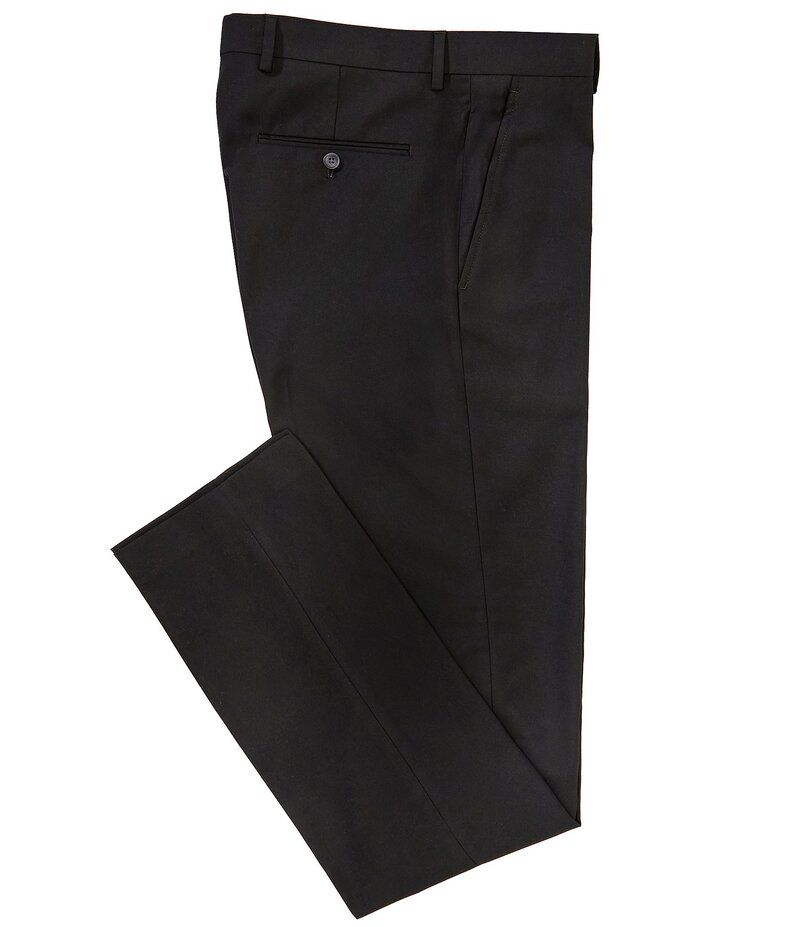 ペリーエリス メンズ ボトムス カジュアルパンツ スリムフィット パンツ Perry Ellis Slim Fit Sharkskin Pants Caviar