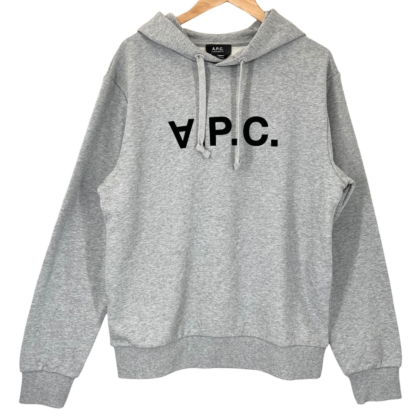 未使用品 A.P.C. アーペーセー Standard Grand VPC 無地 秋冬 AW パーカー コットン グレー メンズ M【古着】【中古】【送料無料】