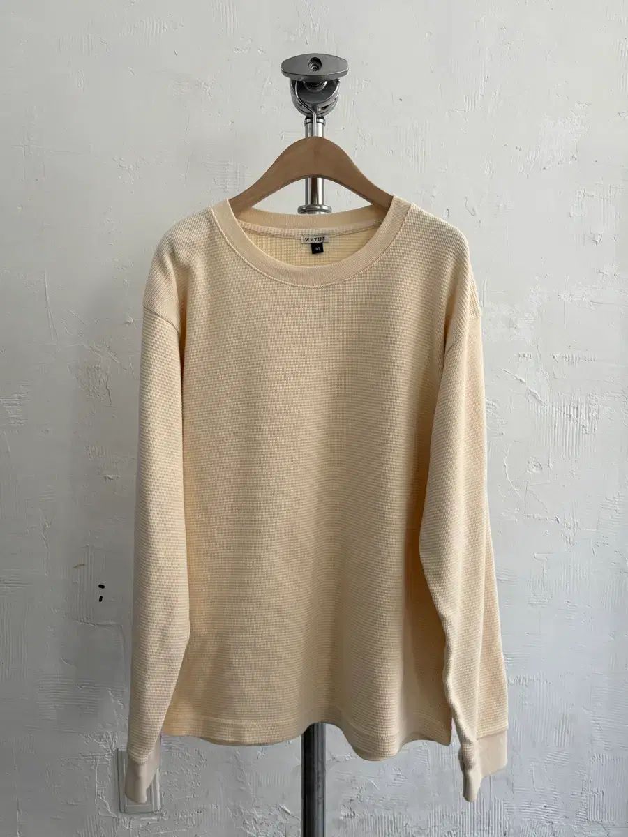 Wythe ウィス クリーム アイボリー ワッフル スリーブ