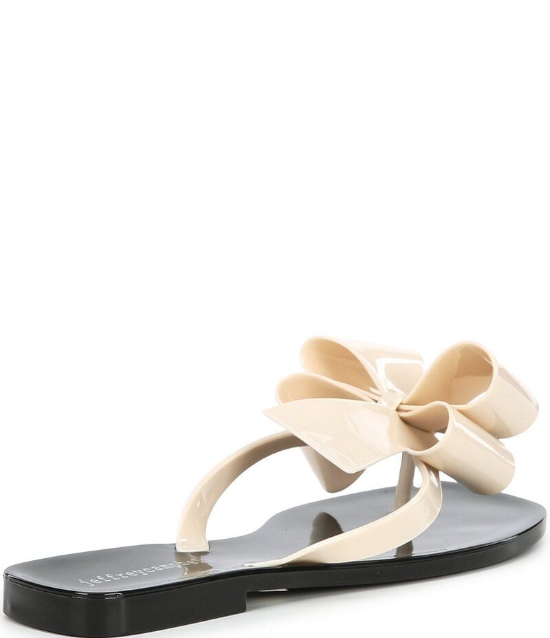 ジェフリー キャンベル レディース シューズ サンダル Jeffrey Campbell Sugary Jelly Bow Thong Sandals Cream クリーム