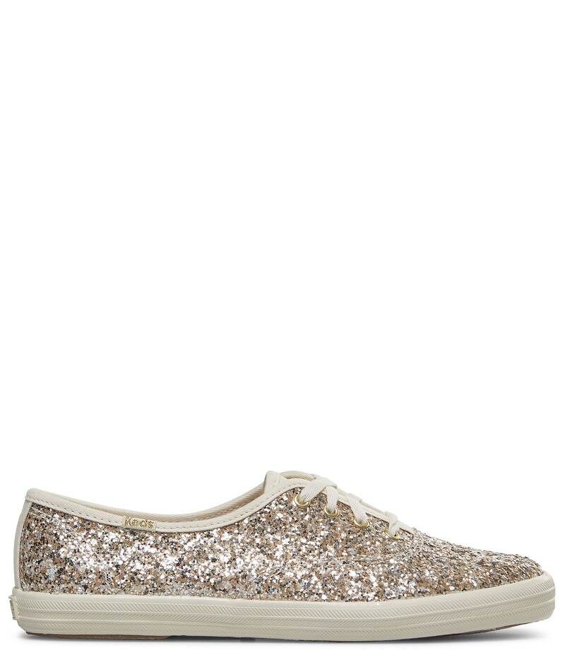 ケッズ レディース ボトムス カジュアルパンツ スニーカー Keds Celebrations Collection Champion Glitter Sneakers Gold ゴールド