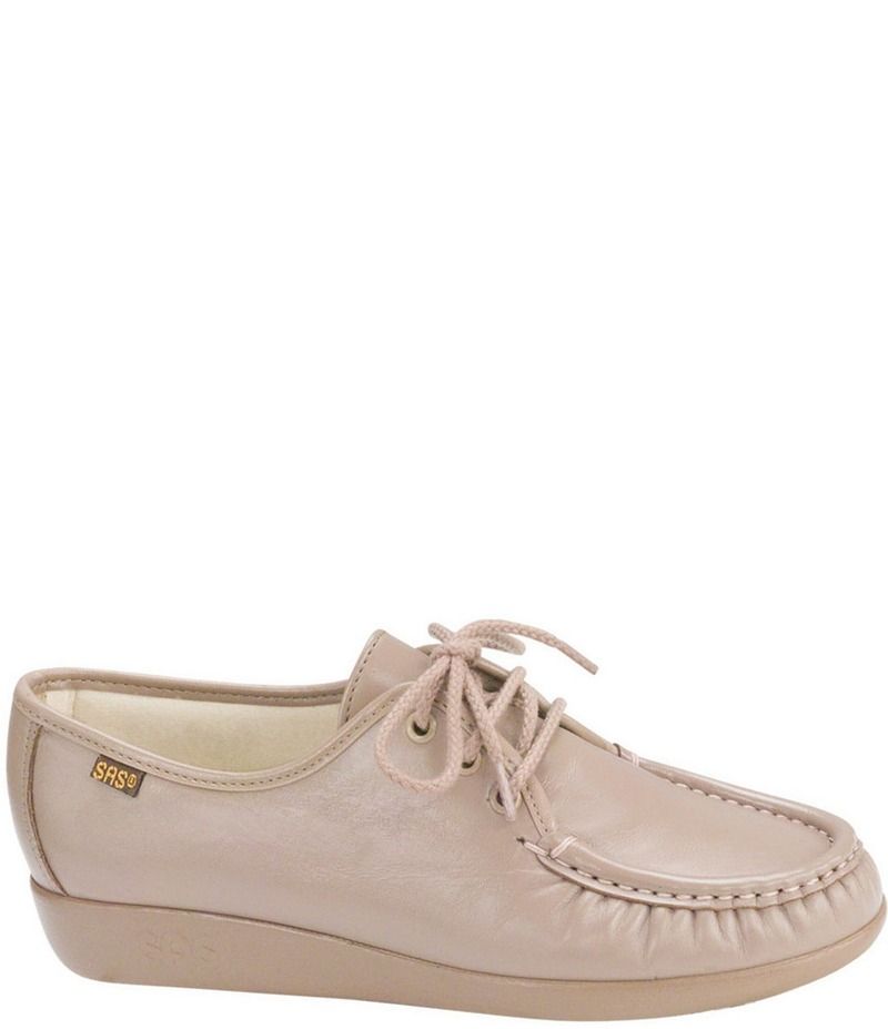 サス レディース シューズ サンダル オックスフォード レザー SAS Siesta Leather Wedge Oxfords Mocha モカ