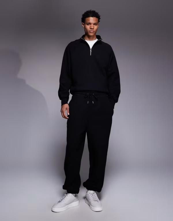 エイソス メンズ ボトムス カジュアルパンツ ストレート パンツ スウェットパンツ ASOS DESIGN premium heavyweight straight leg sweatpants in