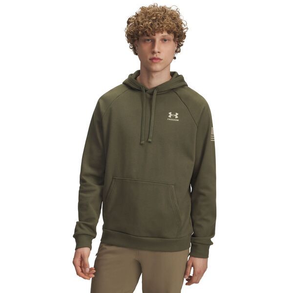 アンダーアーマー メンズ アウター パーカー・スウェット Under Armour Mens Freedom Flag Hoodie Marine OD GreenDesert Sand グリーン