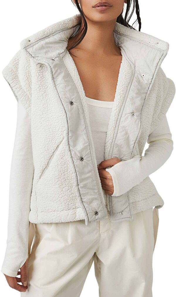 フリーピープル レディース アウター ジャケット・ブルゾン ベスト フリース FP Movement Womenscout It Out Fleece Vest Birch Tree