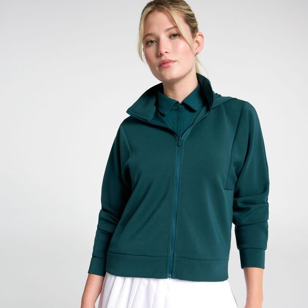 キャリー レディース アウター ジャケット・ブルゾン スキューバ CALIA Womensandwash Scuba Full Zip Golf Jacket Sea Green グリーン