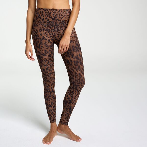 キャリー レディース ボトムス レギンス CALIA Womens Essentials Rib Legging Feline Print Neutral