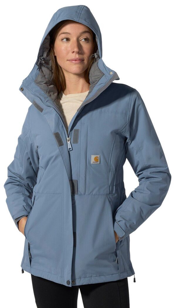 カーハート レディース アウター ジャケット・ブルゾン Carhartt Womenstorm Defender Insulated Jacket Light Faded Navy ネイビー