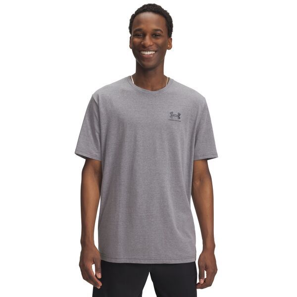 アンダーアーマー メンズ トップス Tシャツ グラフィック Under Armour Mens Icon Graphic TShirt Castlerock Lt htrWht