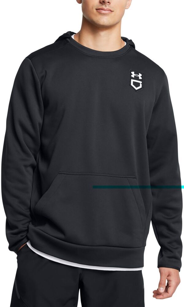 アンダーアーマー メンズ アウター パーカー・スウェット Under Armour Mens Utility Baseball Hoodie BlackWhite ホワイト