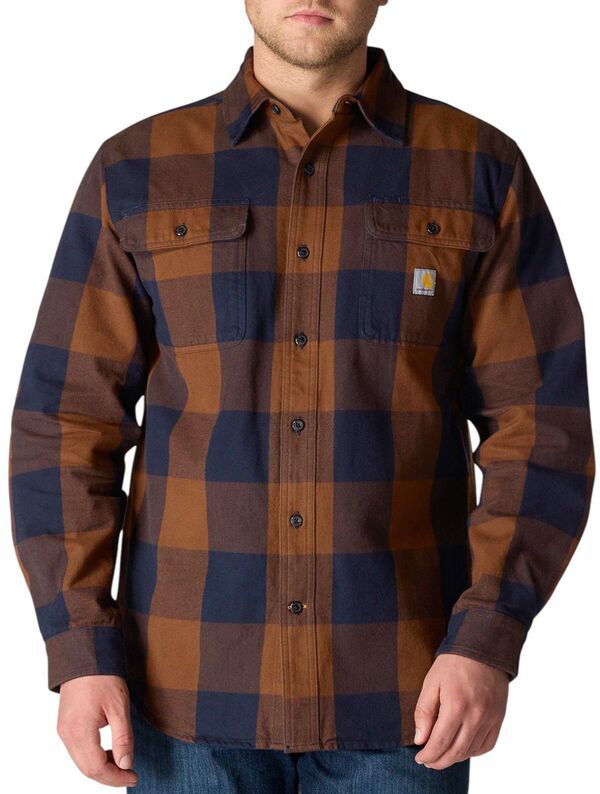 カーハート メンズ トップス シャツ Carhartt Mens Heavyweight Flannel Shirt Reduck レッド