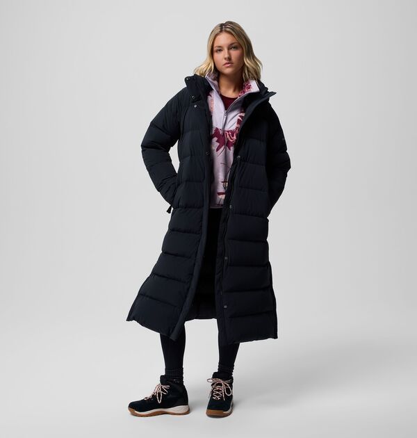 コロンビア レディース アウター ジャケット・ブルゾン フーデッドジャケット Columbia Womens Amaze Puff Long Hooded Jacket Black ブラック