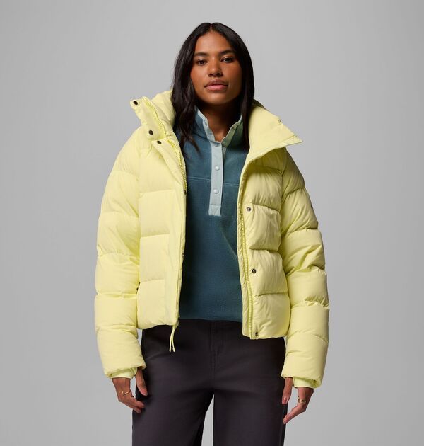 コロンビア レディース アウター ジャケット・ブルゾン フーデッドジャケット Columbia Womens Amaze Puff Hooded Jacket Citron Haze