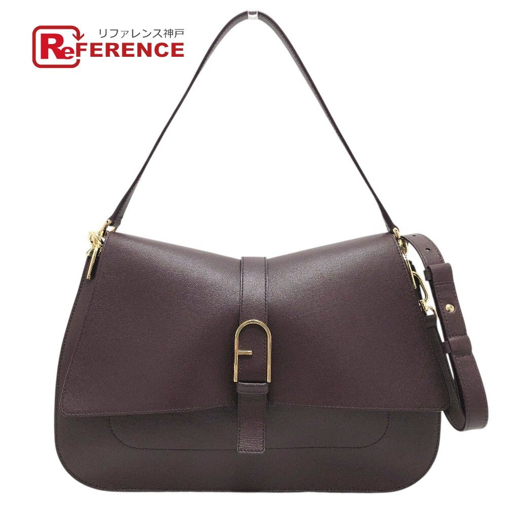 FURLA フルラ ショルダーバッグ フラップ WB00996 レザー ワインレッド
