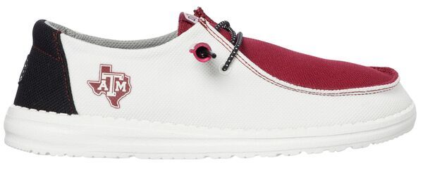 ヘイデュード レディース シューズ スニーカー Hey Dude Womens Wendy Tri Texas AM Aggieshoes Burgundy バーガンディ