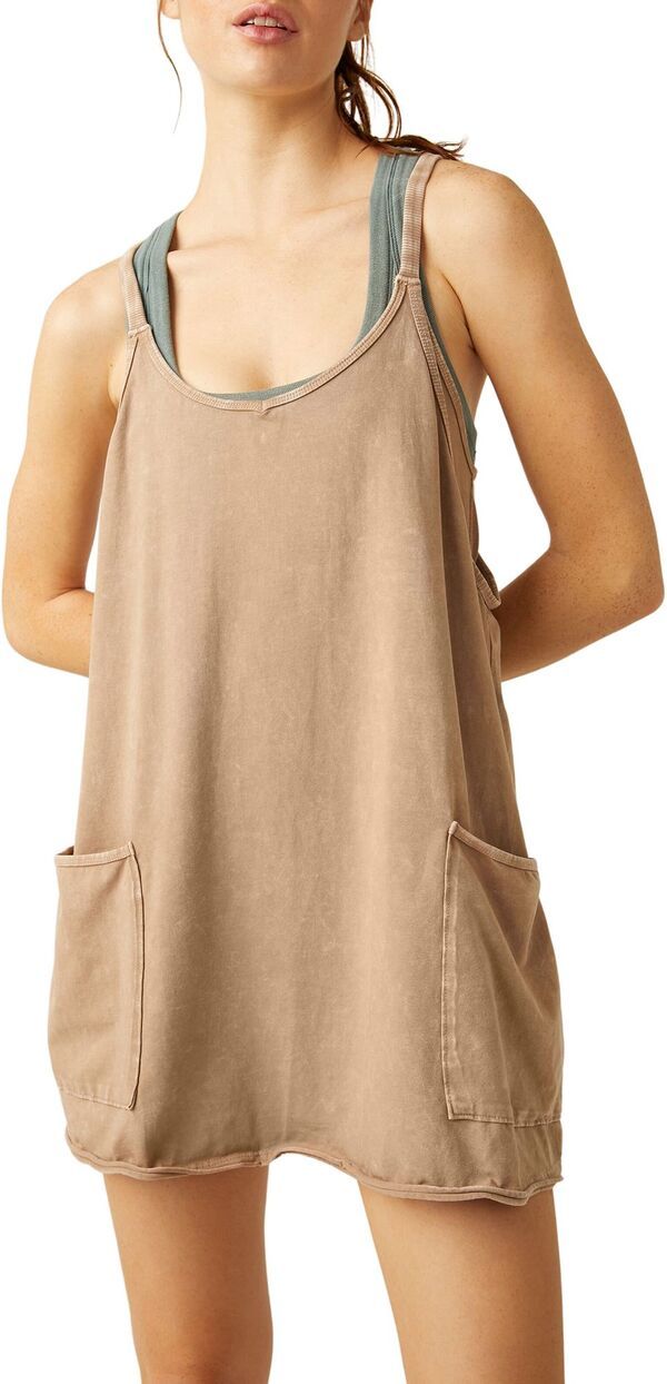 フリーピープル レディース トップス ワンピース ミニ FP Movement Womens Hot Shot Mini Dress Mocha Latte モカ