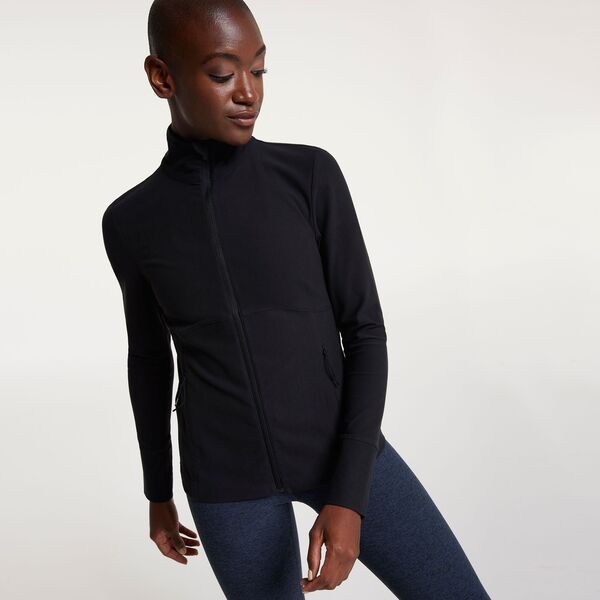 キャリー レディース アウター ジャケット・ブルゾン CALIA Womens LustraLux Jacket Pure Black ブラック