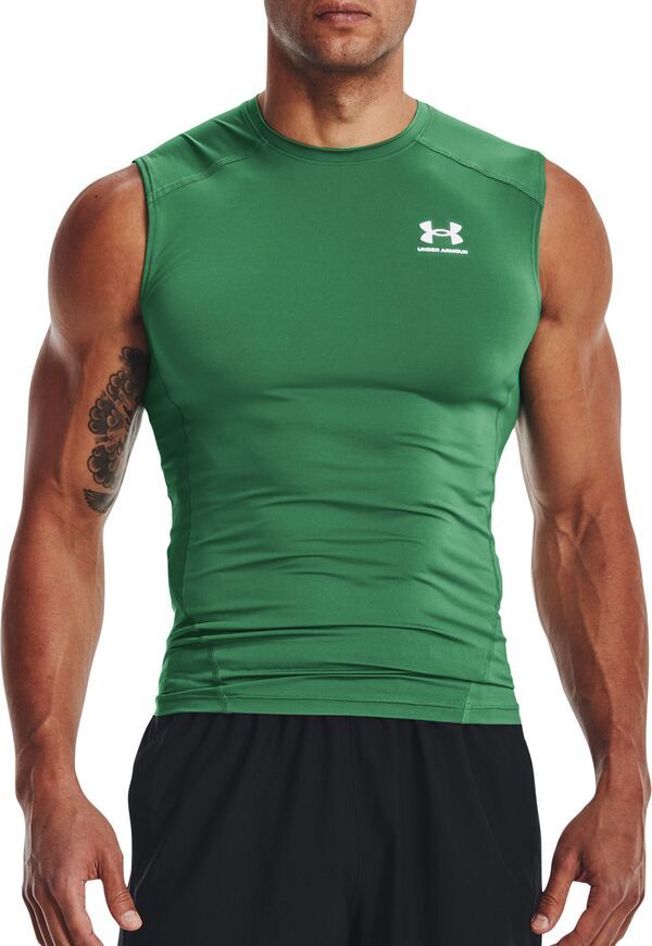 アンダーアーマー メンズ トップス シャツ Under Armour Mens HeatGear Compression Shirteam Kelly Green グリーン