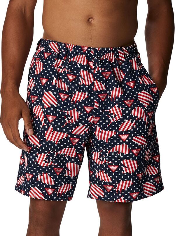 コロンビア メンズ 水着 ハーフパンツ・ショーツ ショートパンツ Columbia Mens PFG Super Backcast Water Shorts Collegiate Navy PFG P