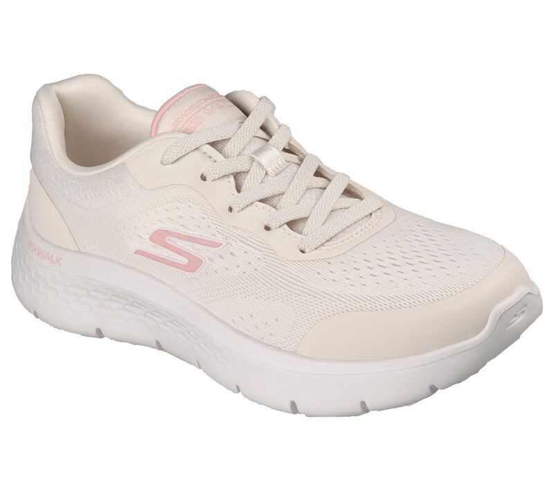 スケッチャーズ レディース シューズ スニーカー Skechers GO WALK Flex Serenity Womens Comfort Sneakers Natural Pink ピンク 17,235円