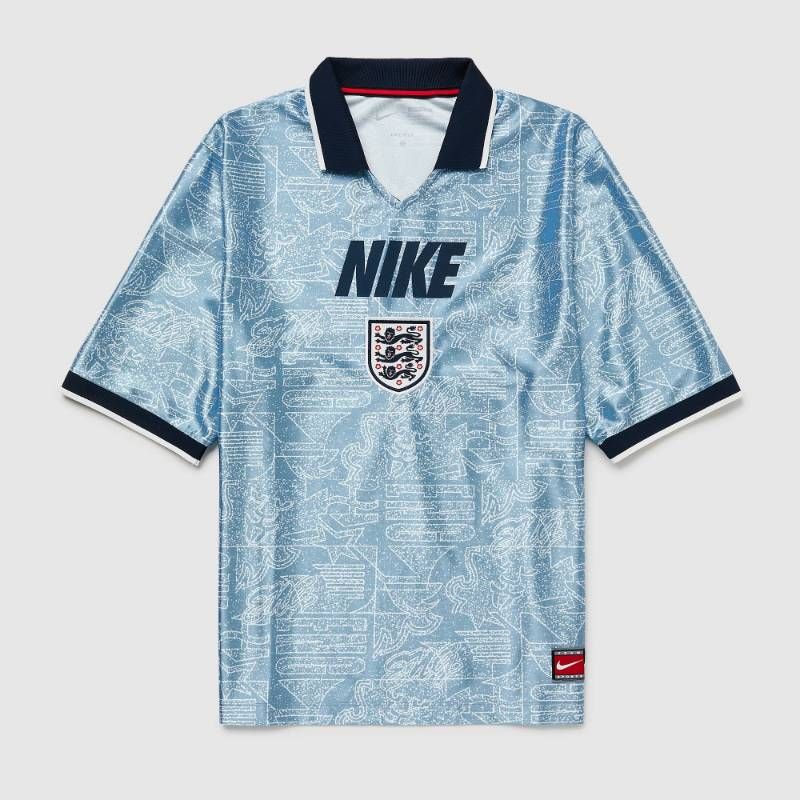【送料無料・匿名配送】Nike ナイキ イングランド代表 2026 公式 Dri-FIT エナジー トップ 水色 ジャージ シャツ 復刻 サッカー 新品 正規品