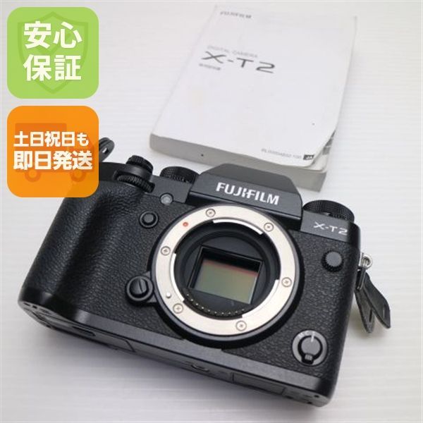 新品同様 FUJIFILM X-T2 ボディ ブラック 即日発送 ミラーレス一眼 FUJIFILM 本体 土日祝発送OK 04000