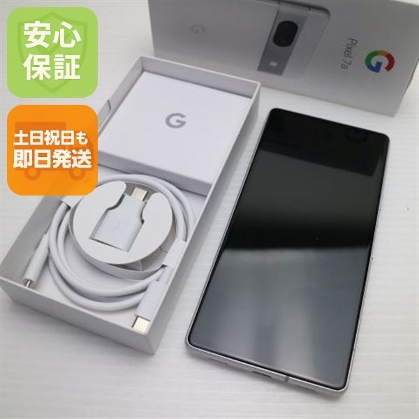 超美品 Google Pixel 7a Snow SIMフリー スマホ Google 即日発送 土日祝発送OK 04000