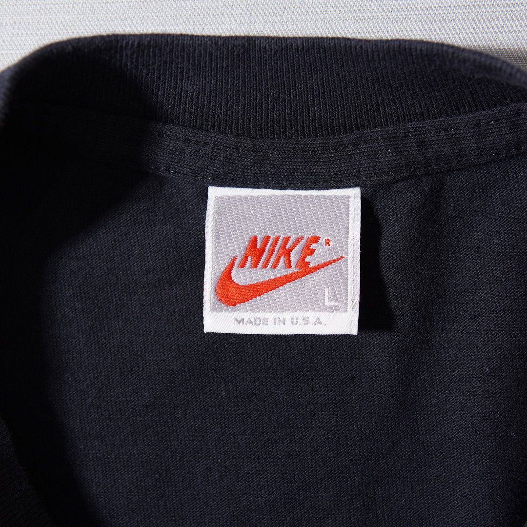 90s 古着 ナイキ 2XL 刺繍ロゴ スウォッシュ ゆるだぼ ビッグ