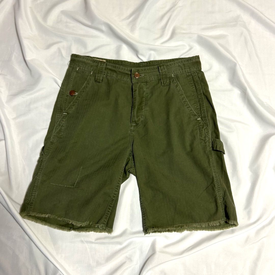 POLO RALPH LAUREN ペインターショートパンツ ダメージ加工 カットオフ