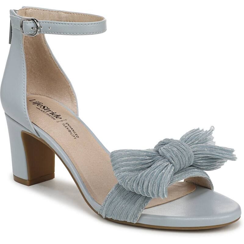 ライフストライド レディース シューズ サンダル ヒール LifeStride Florencebowomens Block Heel Sandals Ice Blue ブルー