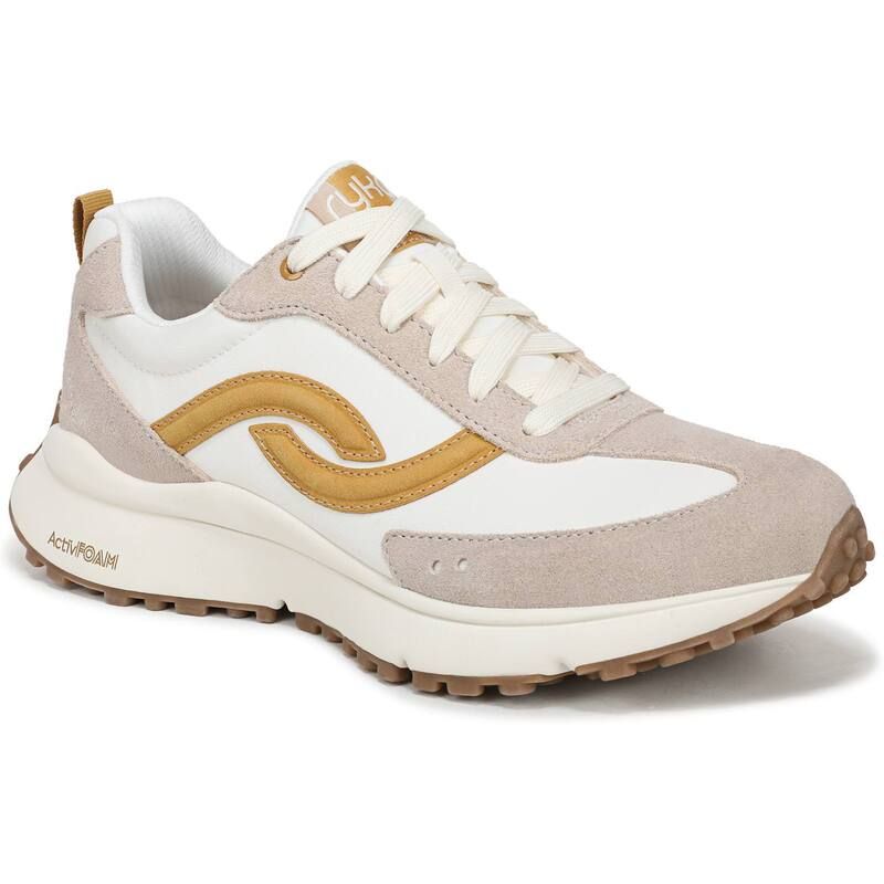 ライカ レディース シューズ スニーカー レース Ryka Jetsetter Womens LaceUp Sneakers Terra Taupe Yellow イエロー