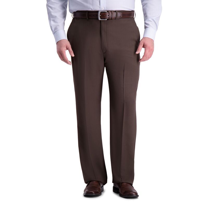 ハガー メンズ ボトムス カジュアルパンツ トール Big Tall Haggar Premium Comfort ExpandableWaist ClassicFit Stretch FlatFro