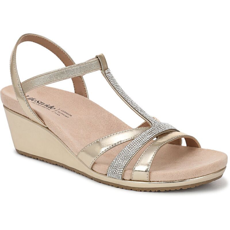 ライフストライド レディース シューズ サンダル LifeStride Mimosa Womensandals Gold ゴールド