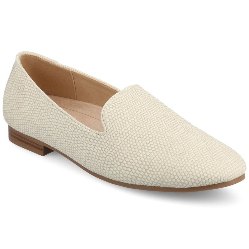 ジャーニー レディース シューズ サンダル Journee Ishani Womens Almond Toe Ballet Flats In Regular Wide Width Bone Lizar