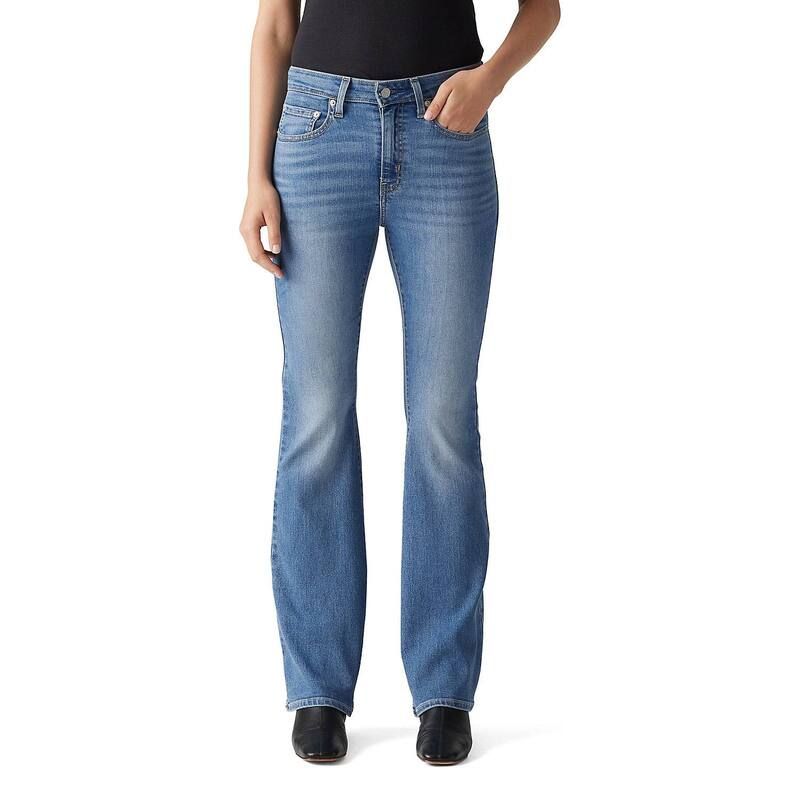 リーバイス レディース ボトムス デニムパンツ ジーンズ Womens Levis 726 HighRise Flare Jeans Eternal Mid Indigo インディゴ
