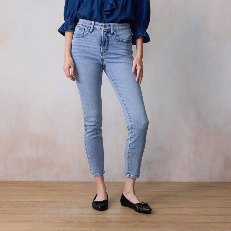 LC Lauren Conrad レディース ボトムス デニムパンツ ジーンズ Womens LC Lauren Conrad Curvy High Rise 5Pocket Skinny Jeans