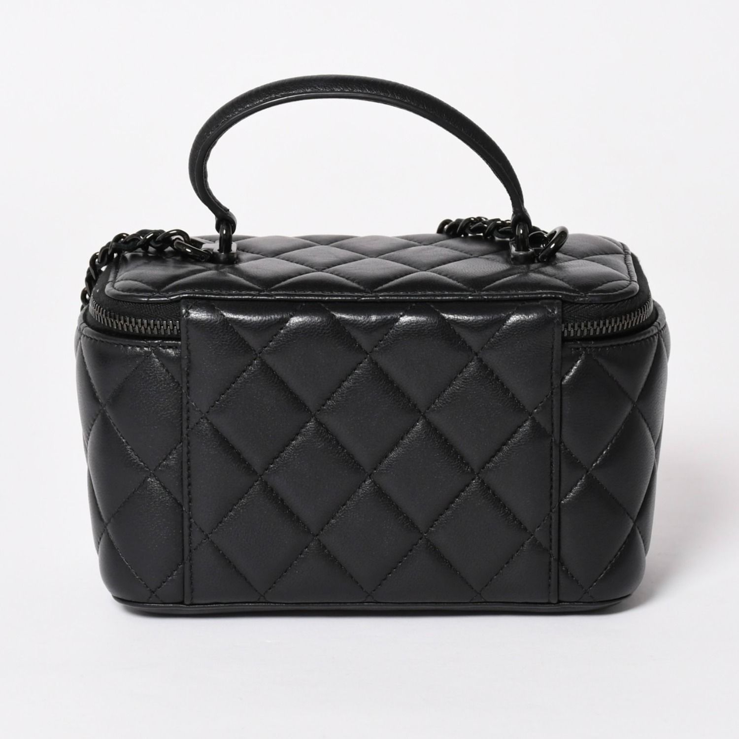 極美品 CHANEL シャネル SO BLACK ソーブラック ヴァニティ チェーン