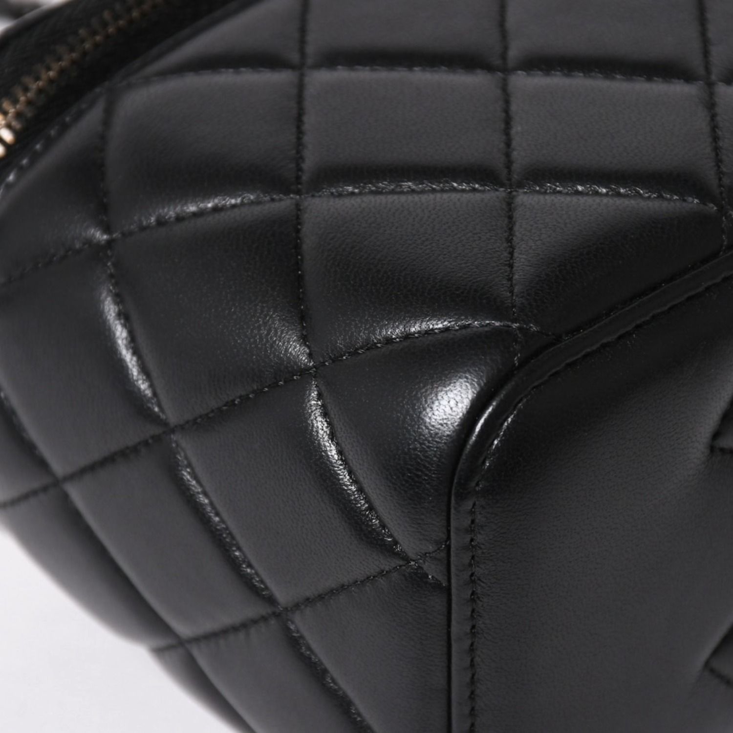 極美品 CHANEL シャネル SO BLACK ソーブラック ヴァニティ チェーン