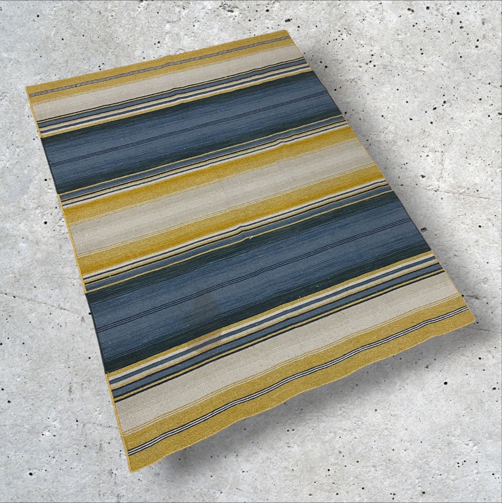 ハグみじゅうたん ラグ・カーペット BLUE・YELLOW・WHITE 152cm×200cm 青、黄、白