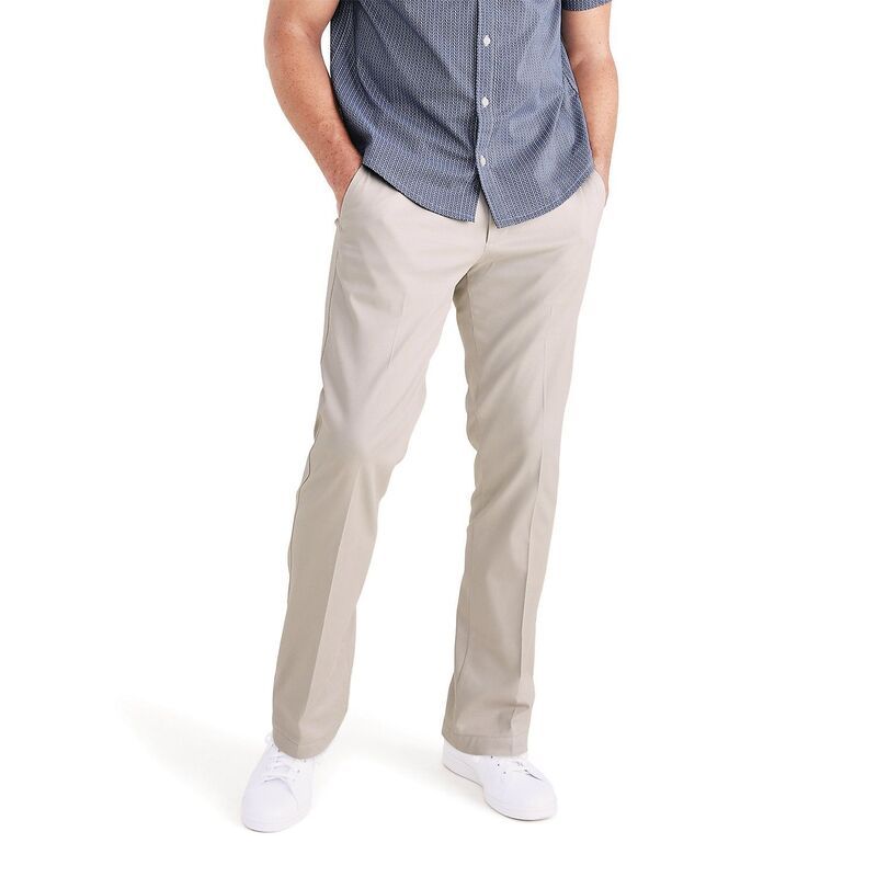 ドッカーズ メンズ ボトムス カジュアルパンツ トール Big Tall Dockerstretch Easy Khaki ClassicFit FlatFront Pants Cloud カーキ