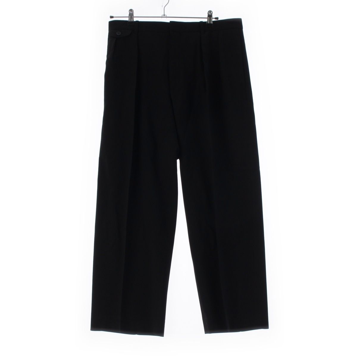ザロウ MARCELLO PANT ウール スラックス パンツ ボトムス 282 W1842 ブラック 34【中古】