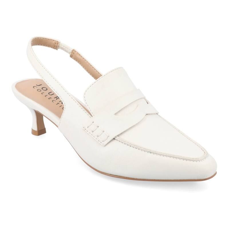 ジュルネ コレクション レディース シューズ パンプス ローファー ヒール Womens Journee Collection Tru Comfort Foamory Kitten Heel Slin
