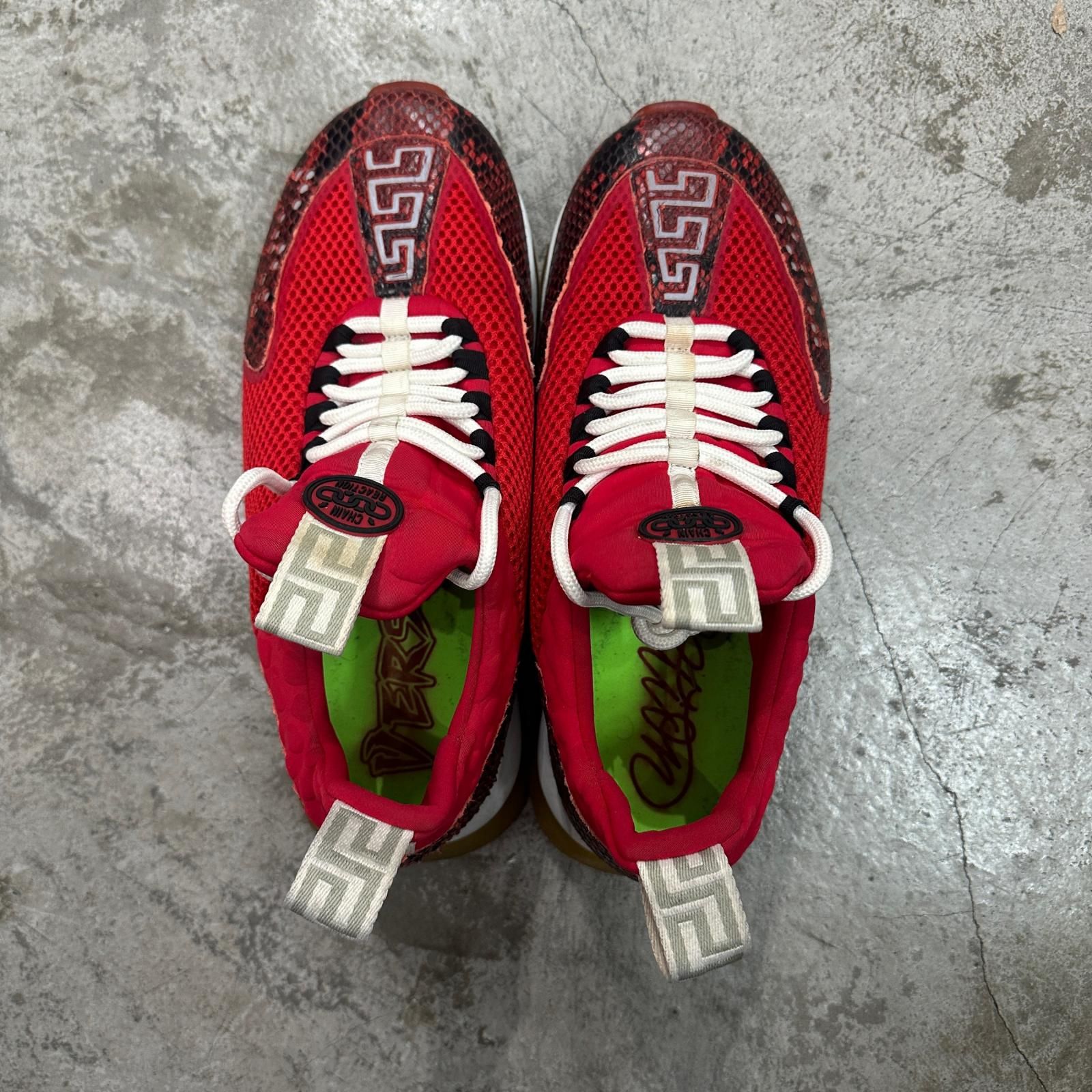 VERSACE chain reaction チェーンリアクション スニーカー