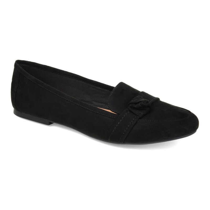 ジュルネ コレクション レディース シューズ スリッポン・ローファー Journee Collection Marci Womens Loafers Black ブラック