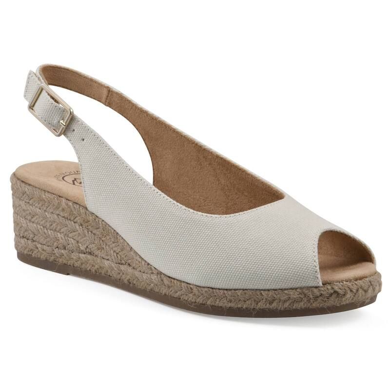 ホワイトマウンテン レディース シューズ サンダル Cliffs by White Mountain Maize Womens Wedgespadrille Sandals Natural Fabri