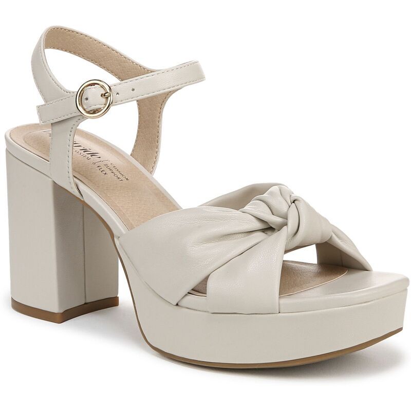 ライフストライド レディース シューズ パンプス プラットフォーム ヒール LifeStride August Womens Platform Heels Bone