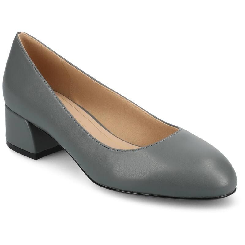 ジュルネ コレクション レディース シューズ パンプス ヒール Journee Collection Medium and Wide Width Saarii WomenslipOn Block He