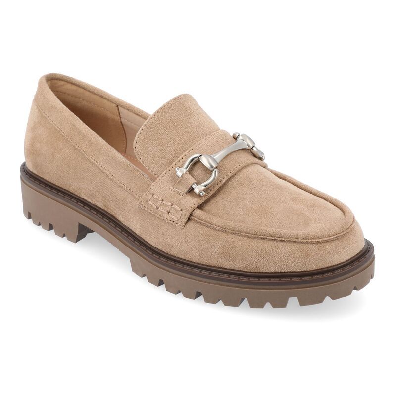 ジュルネ コレクション レディース シューズ スリッポン・ローファー Journee Collection Jessamey Womens Tru Comfort Foam Loafers Taupe