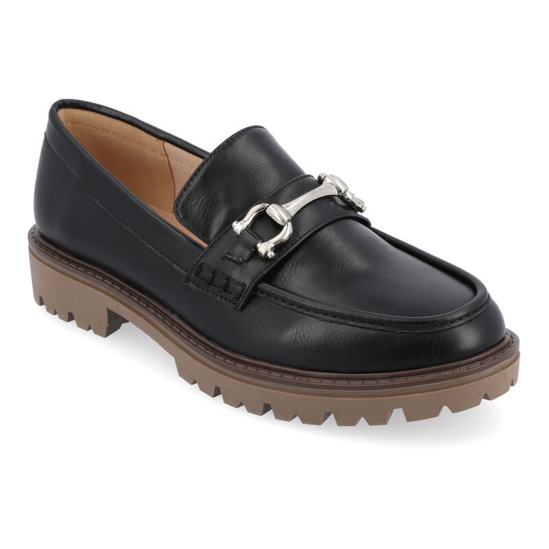 ジュルネ コレクション レディース シューズ スリッポン・ローファー Journee Collection Jessamey Womens Tru Comfort Foam Loafers Black