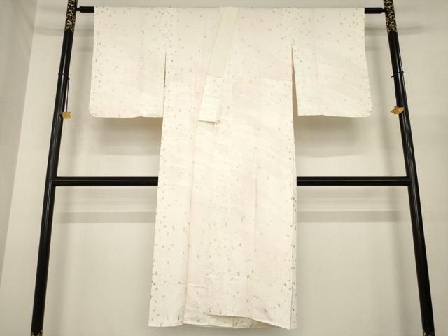 平和屋着物●長襦袢　袷　箔散らし文様　金彩　大丸扱い　正絹　逸品　未使用　AABI8189ck